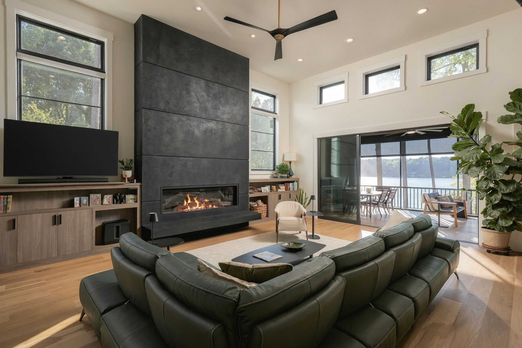 Living room from the front door