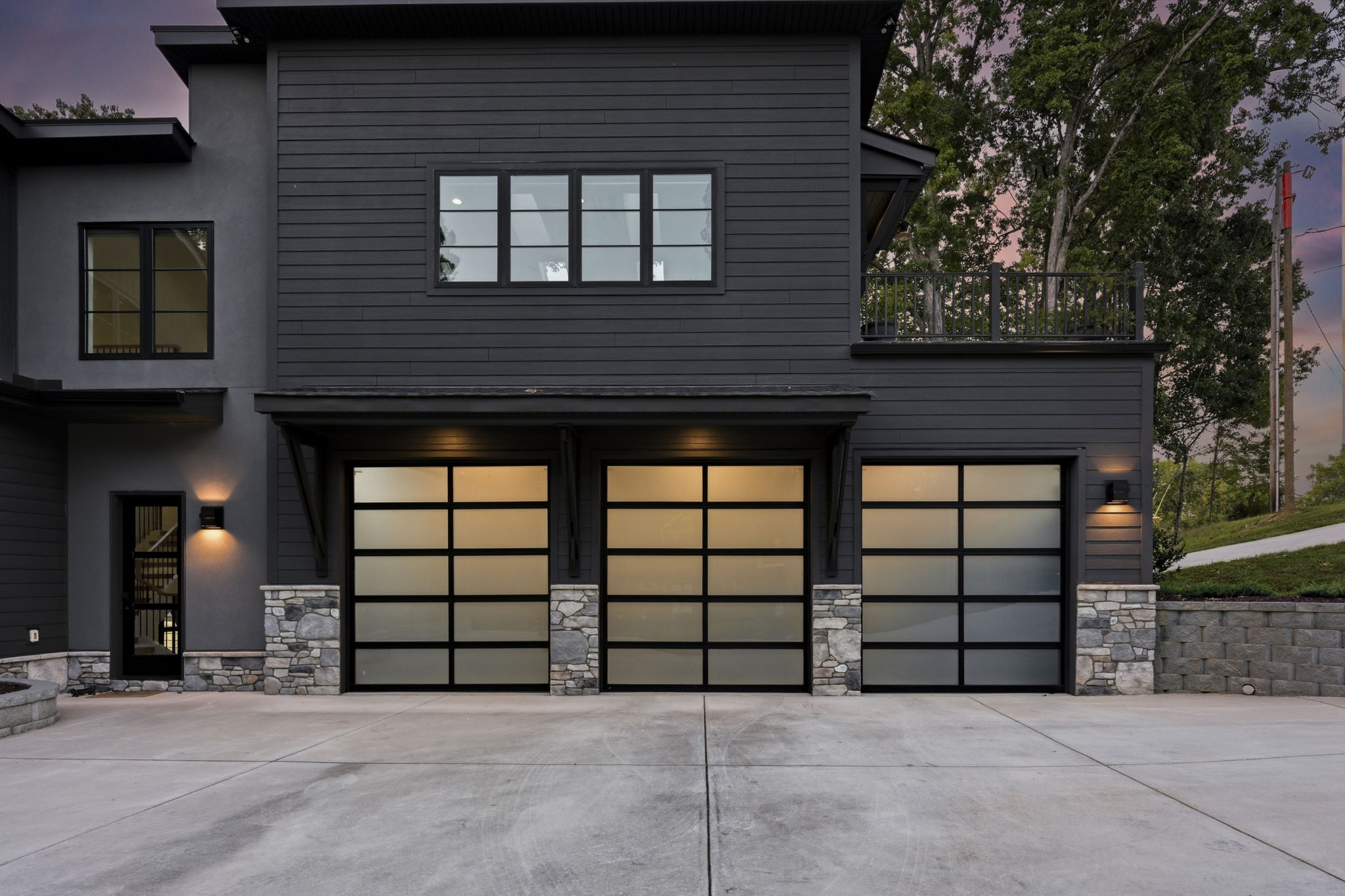 Garage exterior