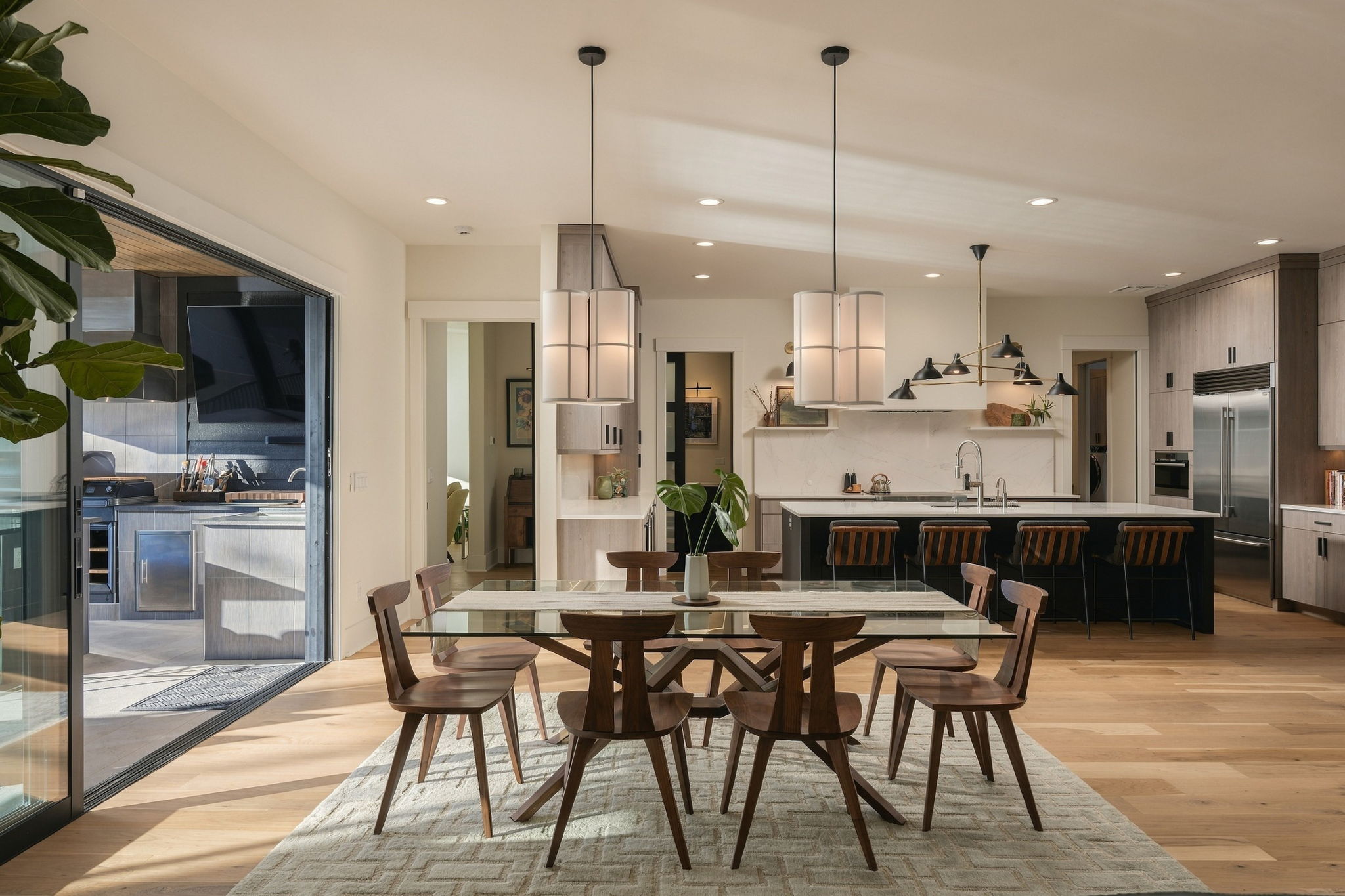 Kitchen from the living room